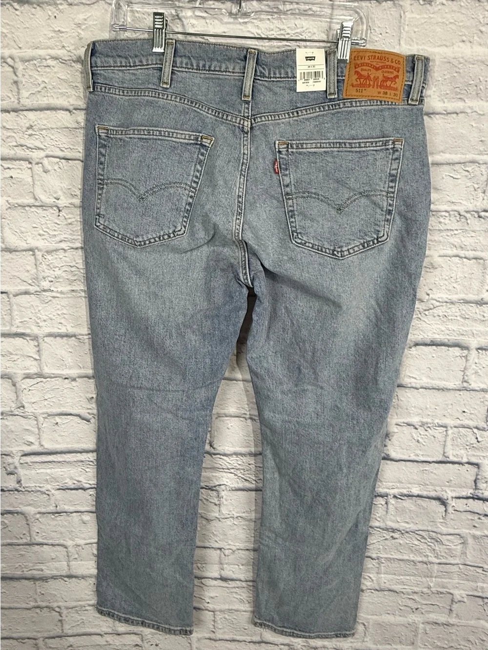 Levi’s 511 Slim Flex Stretch Light Wash Men's Jeans, Size 38x30